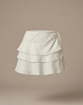 Bella layered ruffle skirt in premium nylon viscose - front view