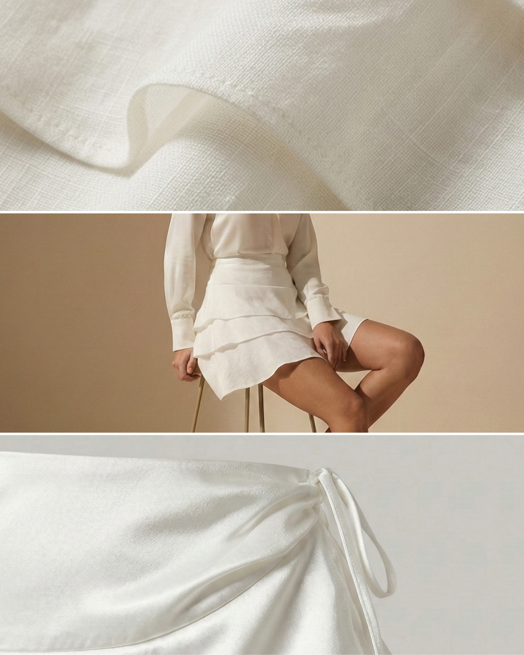 Bella skirt back view ,also with detailed product image