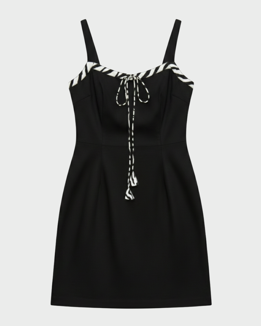 dress in premium cotton lycra - front view