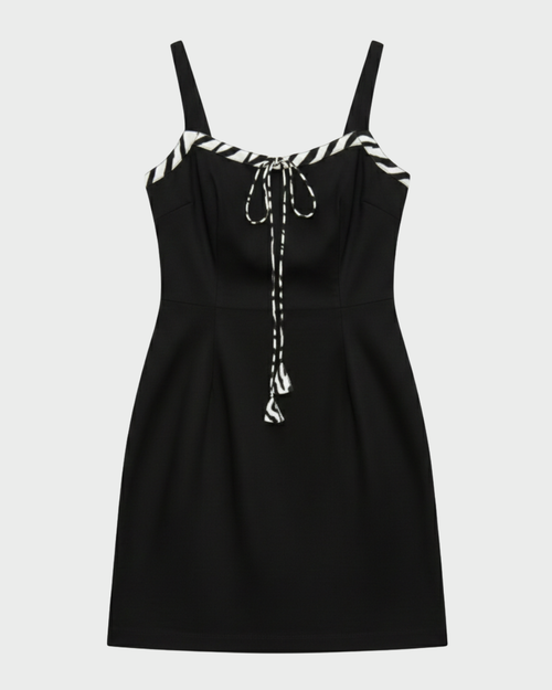 dress in premium cotton lycra - front view